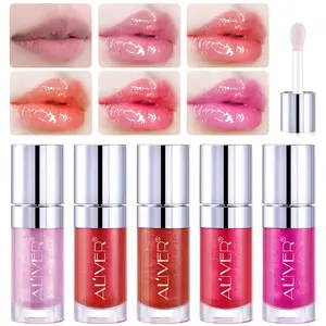 【live】【Luscious Lips】Aliver Radiant Lip Glow Oil, Create a Shiny and Mirror-like Lip Makeup, Hydrating & Lightweight (5 Shades)