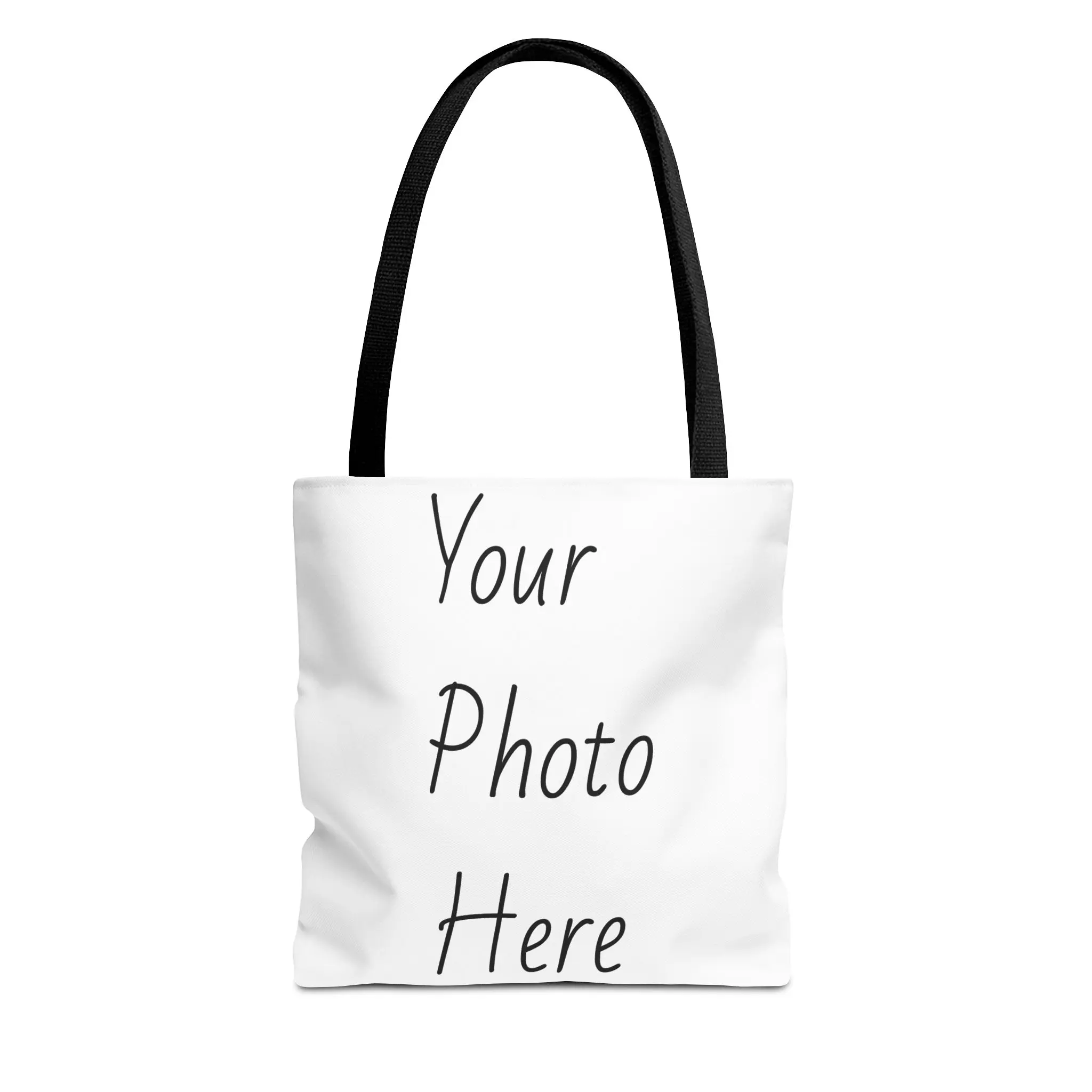Personalized Photo Tote Bag, Customizable Gift for Moms, Baby Showers, Travel, Everyday Use, Minimalistic Design