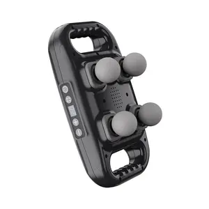 Four Head Fascia Gun Massager Professional Grade, Wireless Low Back Deep High Frequency Vibration, Muscle Relaxation Massage Gun