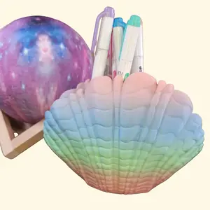Seashell Pen Holder!! Elevate your workspace with this beauty.