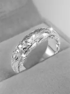 Fashion Flower Design Ring, Fashion Promise Ring, Fashion Jewelry for Party, Daily Clothing Decor, Trendy All-match & Exquisite Jewelry for Birthday Gift