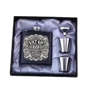 Custom laser engraved Hipflask Drinkware