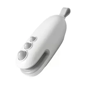 Portable sealing machine, suitable for sealing of snacks, coffee and pet food packaging, bag cutter, rechargeable, compact food storage sealing device. Stainless