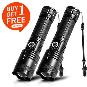 Rechargeable Flashlights High Lumens, 2Pack 99000 Lumen Super Bright LED Flashlight with 5 Modes & Waterproof, USB Fast Charging Handheld High Powered Flash Light for Home, Camping, Emerge∩cies.Black Friday,Thanksgiving Day,Christmas Day,Cyber Monday.