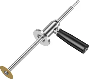 Pipe Inside Cutter for PVC Pipe with 1PC Diamond Grit Cutting Wheel and 1/4" Hex Shank, 7 Inch Adjustable Cutting Depth Stainless Steel Plumbing Cutter Tool Fit for 1-1/2 Inch to 8 Inch Cut