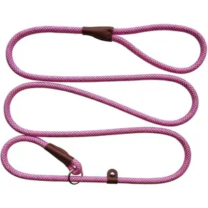 7ft Slip Lead  Leash,  Nylon Rope Leash, 1/4"   Lead for Small Medium Dogs, 14+ Colors