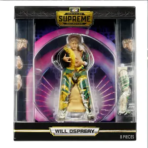 Will Ospreay (Green & Yellow) - AEW Supreme Exclusive Jazwares AEW Toy Wrestling Action Figure