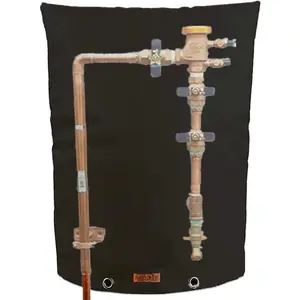 Backflow Insulated Cover, Outdoor Pipe Covers Winter Freeze Protection, Insulation Cover Pouch for Water Sprinkler Valve,Well Pump,PVB,Irrigation Valve Backflow Preventer