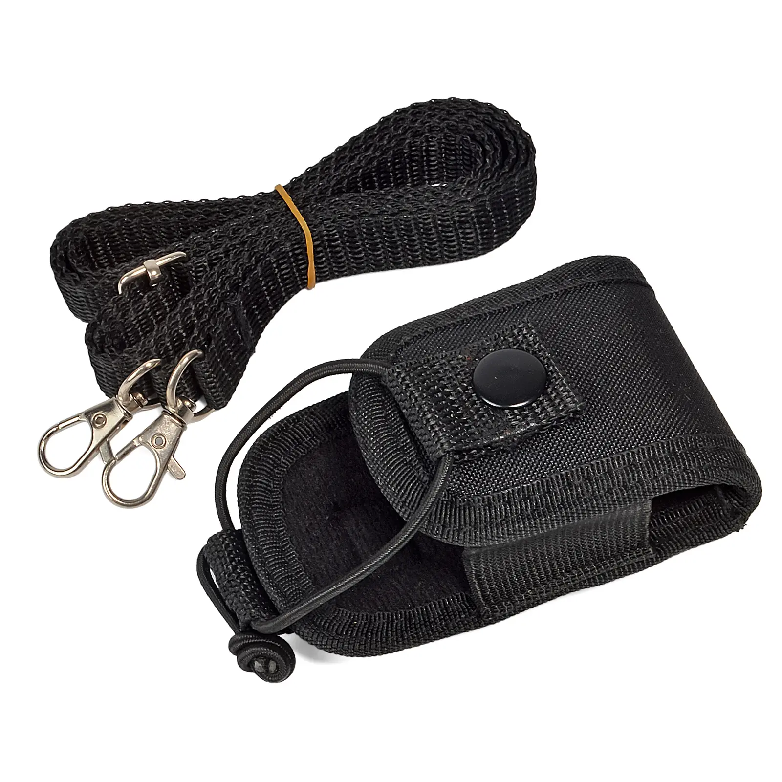 Universal Holster Radio Case with Clip, Worn on a Belt/Shoulder Strap Radio Holster for baofeng UV5R 888S Motorola talkabout Midland Cobra Walkie Talkie radio, Black