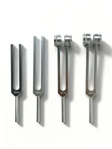Resonance Tuning Fork for Healing Set – 128Hz, 136.1Hz, 256Hz, 384Hz for Stress & Sleep, Chakra Balance, Mental Focus, Relaxation
