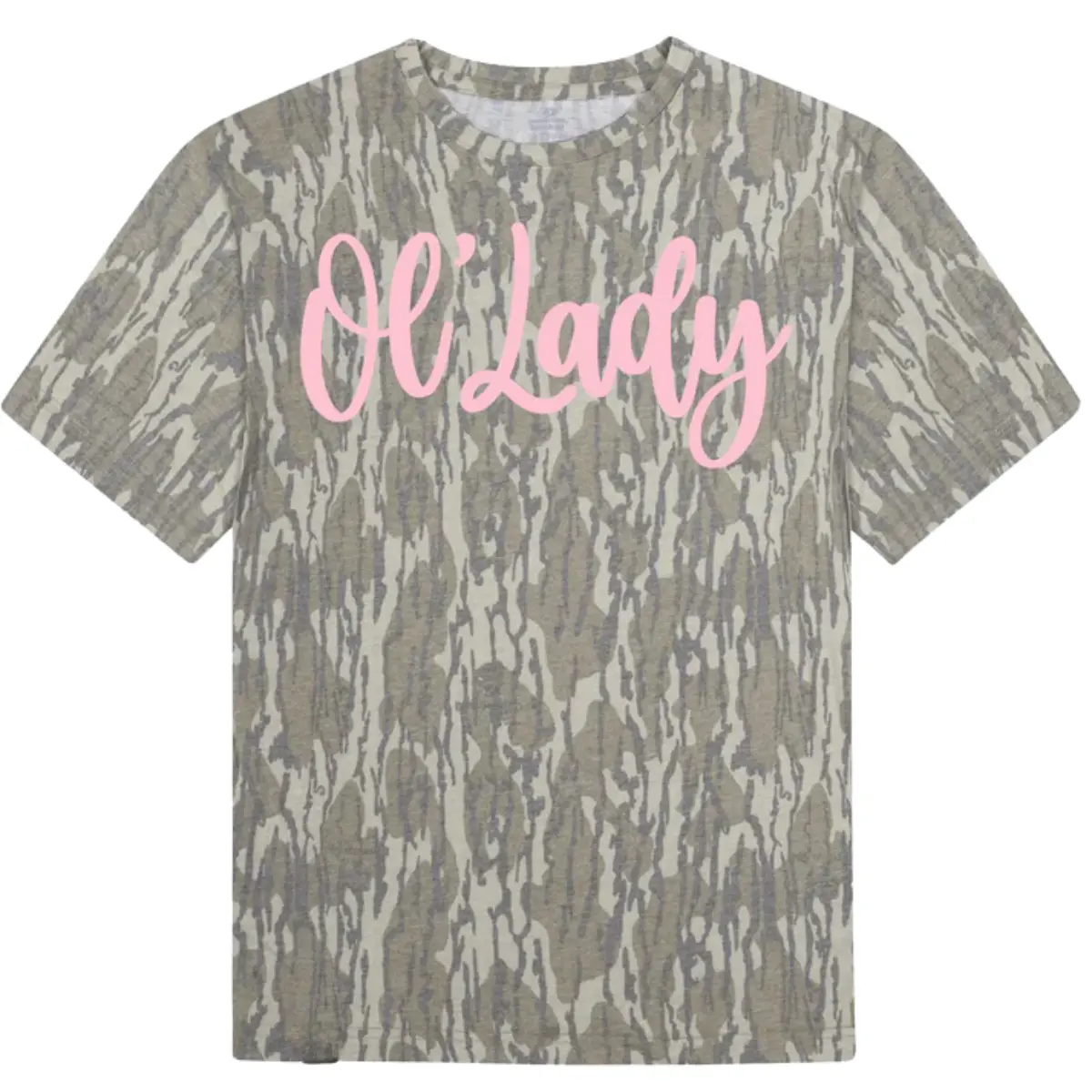 Mossy Oak Ol' Lady Camo 3D Tee, Camo 3D T Shirt, Hunting Camo 3D, Gift For Him or Her, Hunting Shirt, 3D T Shirt Mossy Oak Fashion
