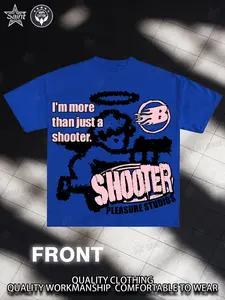 I'M MORE THAN JUST A SHOOTER Men'S Cotton T-Shirt - Bold Graphic Print, Loose Fit, Round Neck, Short Sleeve, Unisex Casual Tee for Casual Attire & Holiday Travel, All-Season Comfort, Travel Clothing | Bold Graphic Tee | Comfortable Fit, T Shirt