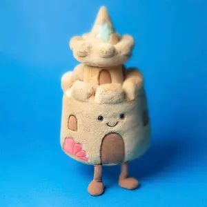 Jellycat Amuseables Sandcastle Plush with Proof of Authenticity – Viral Cute Beach Castle Stuffed Toy, Perfect Summer Gift for Kids, Birthdays, Beach Lovers & Collectors