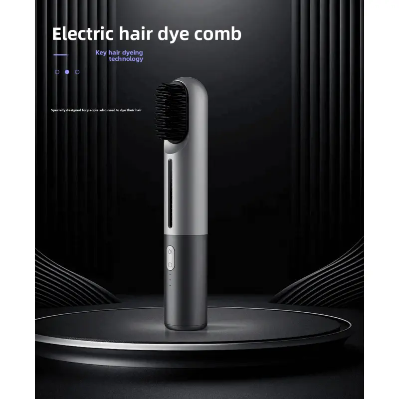Electric Hair Dye Comb, Automatic Hair Color Applicator Brush, Lazy Hair Coloring Tool for Home Use