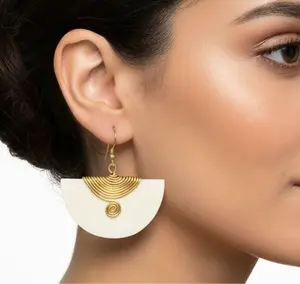 Nusu Earrings – Handmade in Kenya