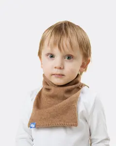 Stan Merino Cashmere Neck Warmer in Camel