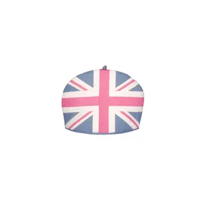 Tea Cozy - Pink & Blue Union Jack