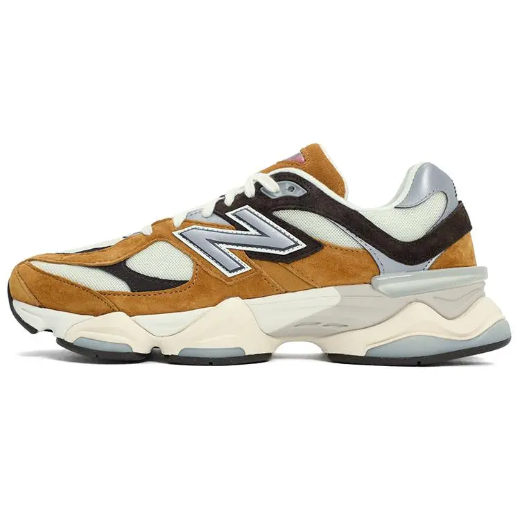 9060 'Workwear' Casual Shoe with Suede and Mesh Overlays, Retro-Inspired Chunky Lifestyle Trainer Footwear U9060WOR, Sneaker, Athletic, Walking Shoes, Closed, Laces Casual Trainers