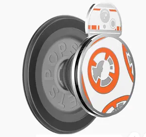 Enamel Spinner BB-8 Model MagSafe Grip PopGrip Phone Holder, Universal Phone Stand, Stylish Tech Accessories, Mobile Mount for Cellphones