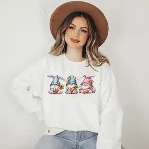 Custom Easter Girl Sweatshirt, Personalized Bunny Shirt, Easter Gifts For Kids, Cute Rabbit Lover Birthday Tee, First Easter Outfit, Spring TShirt