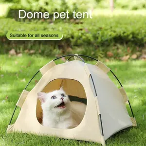 Foldable Pet Tent With Mat - Perfect for Outdoor Travel and Camping - Ideal for Cats and Dogs, Suit for all seasons, The Perfect Nest for Dogs and Cats living, Pet supplies