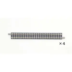 TomyTec Co LTD 18018 Straight Track S140 - Fine Track -- 5-1/2"  140mm pkg(4), N Scale