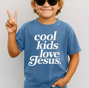 Youth & Toddler Cool kiids Love Jesus Shirt, Love Like Jesus Youth T-Shirt, Christian Bible Verse Church Shirt