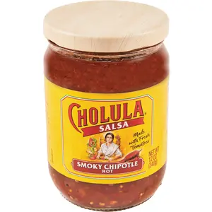 Cholula Smoky Chipotle Hot Sauce, 12 oz Bottle, Authentic Mexican Style Hot Sauce, Rich Smoky Pepper Flavor, Medium Heat Condiment