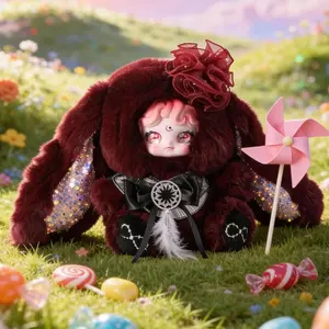 New Bella Dream Catcher Bunny 600% Plush Edition, Trendy Collectible Plush Toy for Kids and Adults, Unique Gift Idea, Stuffed Animals