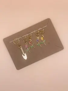 Garden Hoe Custom Stitch Marker Set
