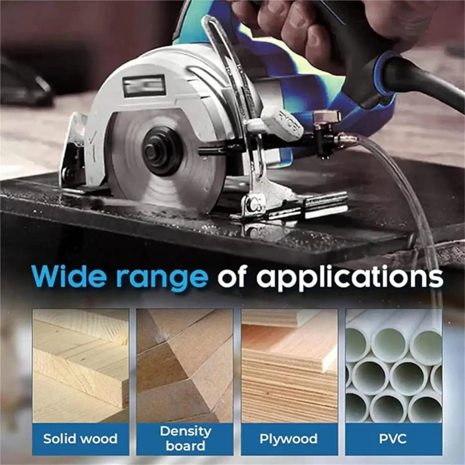 Durable Sharp Woodworking Saw Blade, Professional Cutting Disc for Table Saws, Circular Saws, Curved Saws, Ideal for Hardwood & DIY Projects