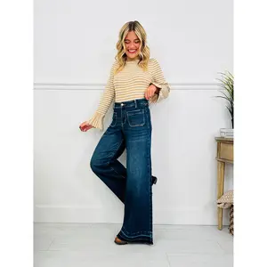 Judy Blue Perfectly Palazzo Wide Leg Jeans