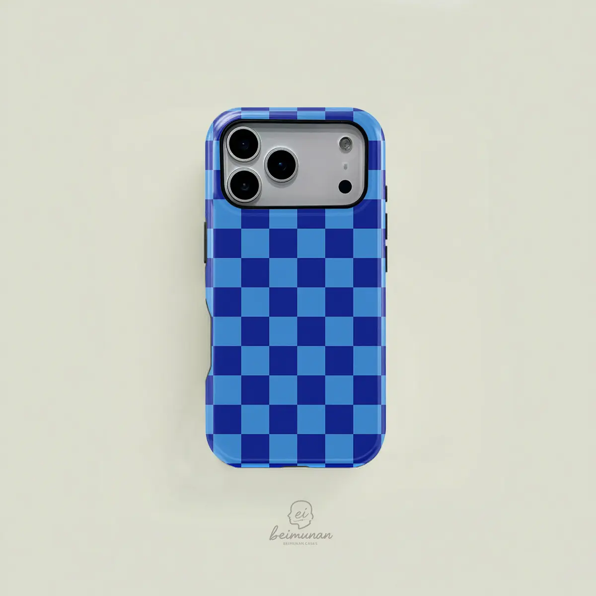 1PC Islamic Calligraphy Blue Circle Pattern Printed Phone Case, 2in1 Shockproof Protective Cover, Tpu smartphone casing, for iPhone X 11 12 13 14 15 Pro Max for Galaxy S24 23 Ultra Series Holiday/Birthday Gift Stylish Case