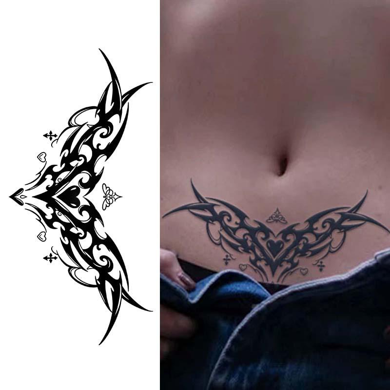 Hyper Realistic Glitter PVC Herbal Temporary Tattoo Stickers - 1 Pack (6 Stickers: 3 Fixed, 3 Random Designs) - Waterproof, Unscented, Solid, Casual, Butterfly-Inclusive, Children-Friendly, No Battery Needed
