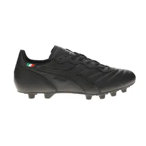 diadora Mens Brasil Italy Og Light Plus Multi-Density Polyurethane Firm Ground Soccer Cleats Cleated, Firm Ground - Black