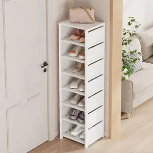 Multi-layer Shoe Rack, 1 Count Multi-functional Shoe Storage Rack, Shoe Organizer, Home Organizer for Door Living Room Bedroom Kitchen Corner, Shoe Shelf Organizer