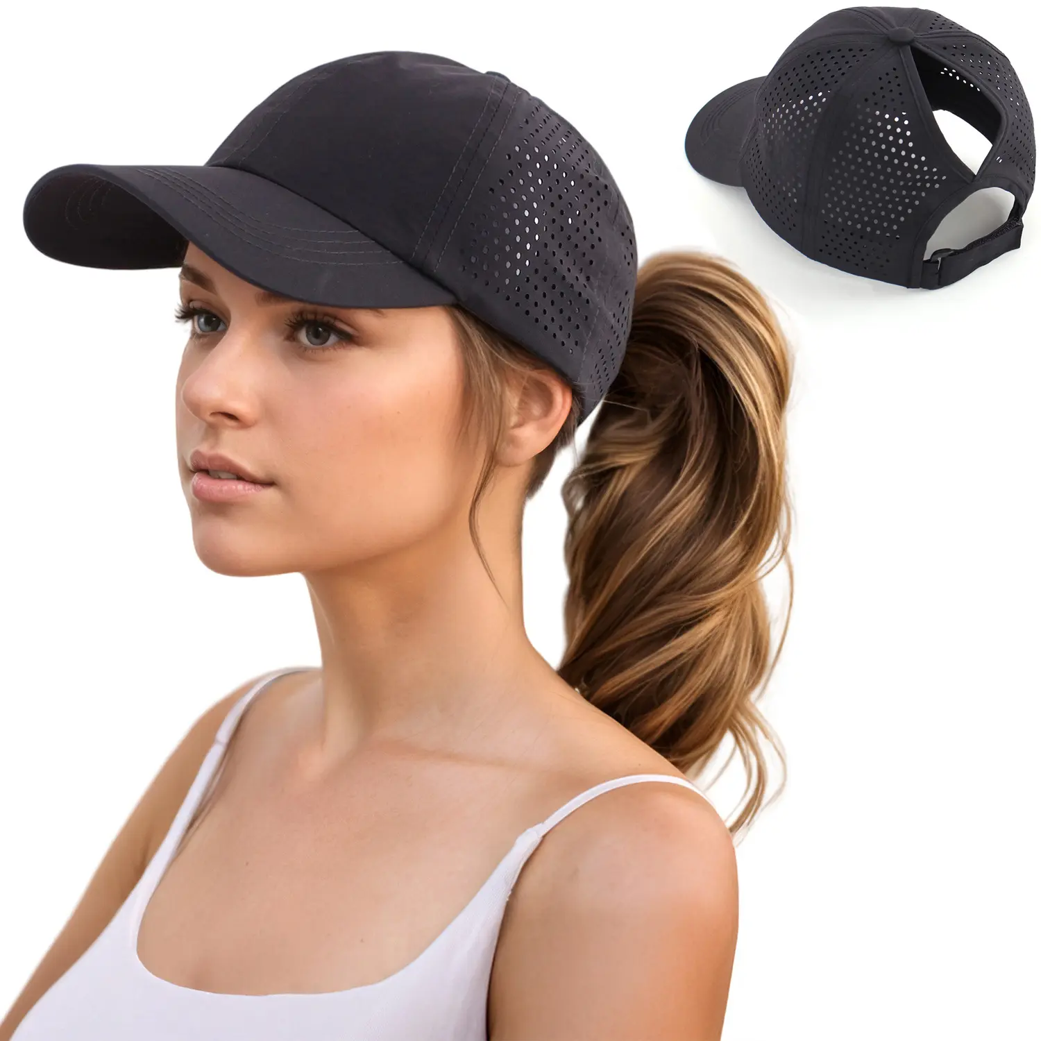 Waterproof Quick Dry Baseball Cap for Men & Women - Lightweight Mesh Running Hat for Outdoor Sports, Hiking, Fishing, and Travel