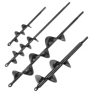 fathersdaygift  VEVOR Auger Drill Bits for Planting Set, Garden Auger Drill Bit, Spiral Drill Bit for Post Hole Digger, Bulbs Planting & Holes Digging, for 3/8" Hex Drive DrillVEVOR Super Brand Day