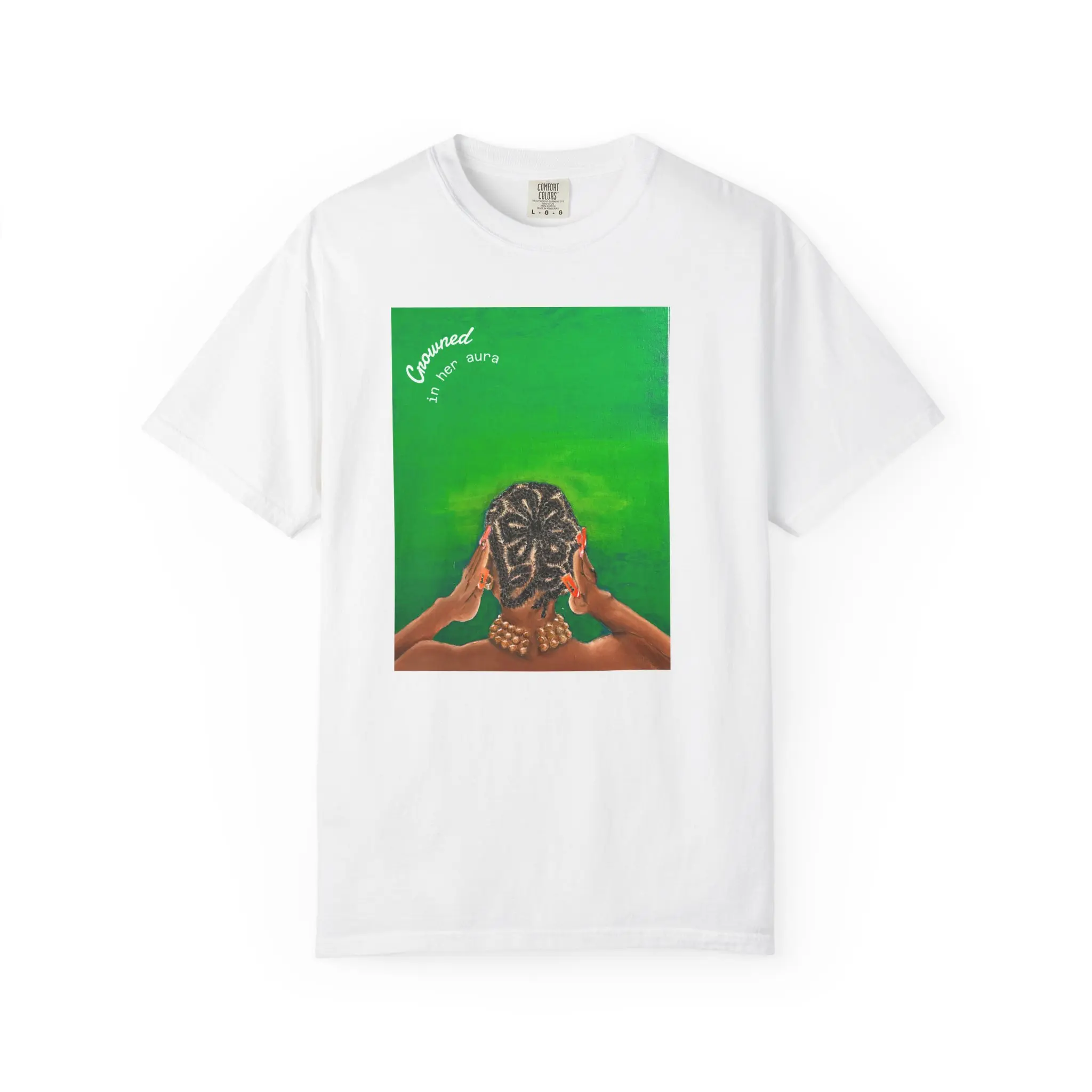 T-Shirt — 'Crown Braids' Afrocentric Art Tee