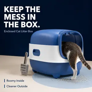 Large Enclosed Litter Box