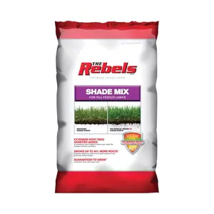 212 MAIN 20lb Tall Fescue Shade Mix Grass Seed - Low Maintenance, Drought Tolerant, Heavy Traffic Resistant for Dark Green Lawns, Dark Green Lawn