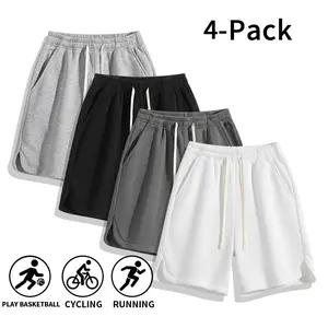 4-Pack Men’s Casual Sweat Shorts | Breathable & Comfortable for Basketball, Cycling & Running!Summer vibe