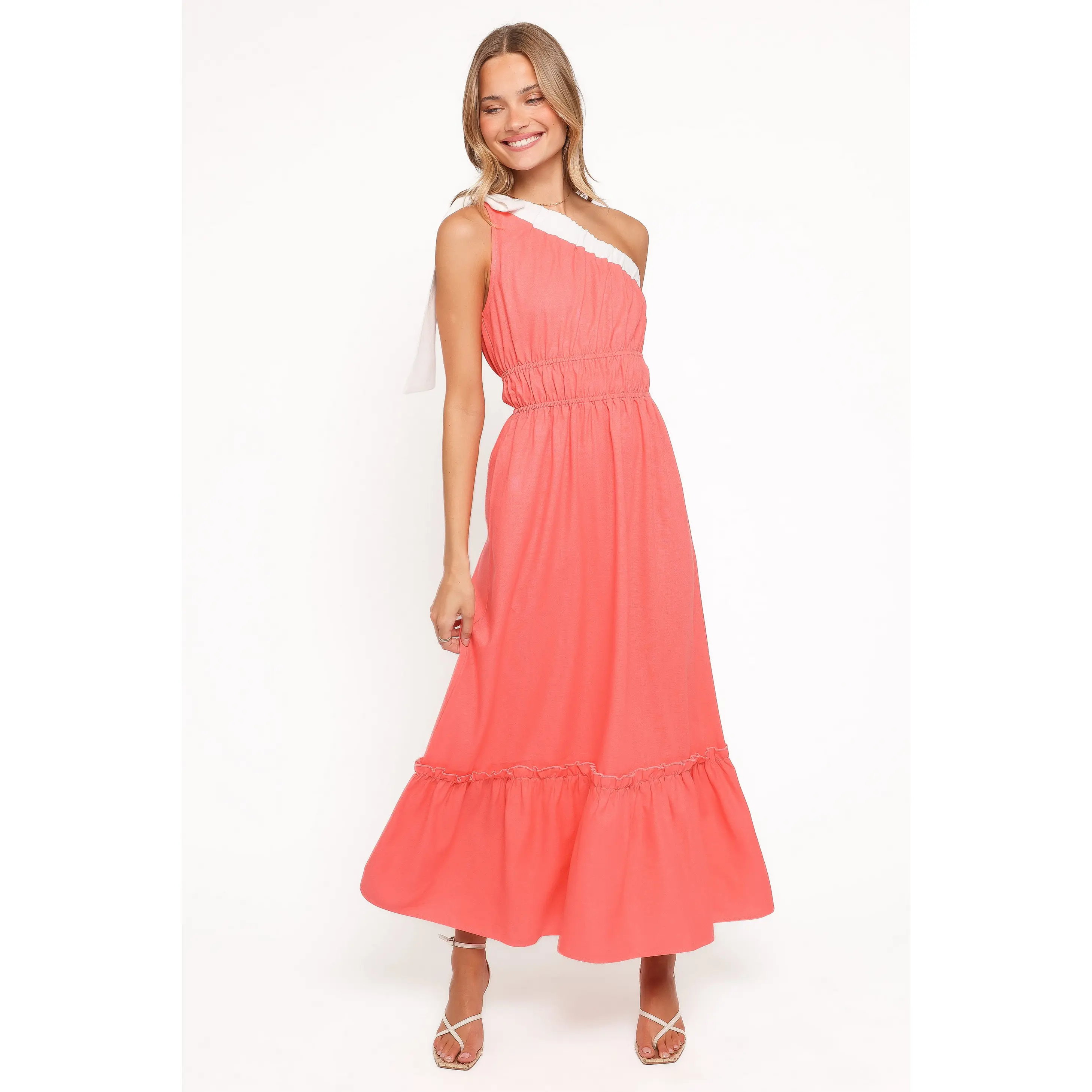Gilda Maxi Dress - Coral