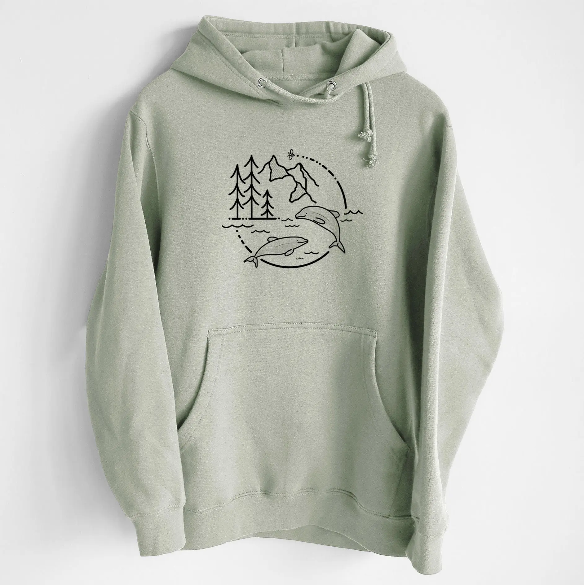 It's All Connected - Maui Dolphins - Heavyweight Fleece Hoodie