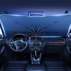 Foldable Anti-UV Windshield Sunshade, Multipurpose Car Front Window Heat Protective Umbrella for Sedan, Automotive Exterior Accessories for Men & Women, Car Stuff, Vehicle