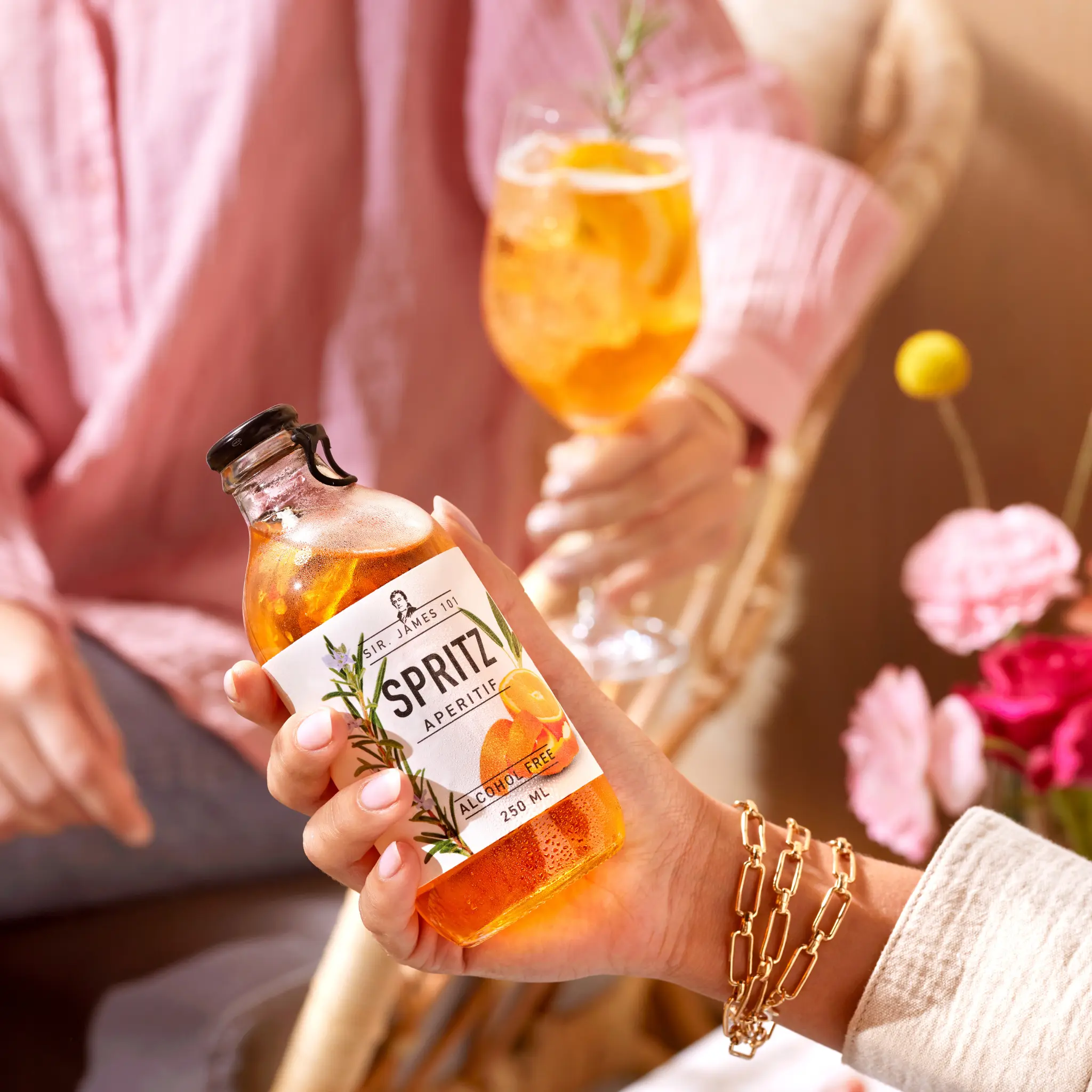 Sir. James 101 Natural Non-Alcoholic Spritz Drink, 6-Pack Beverage