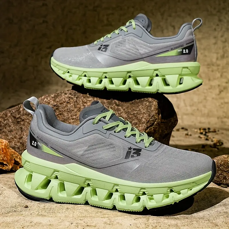 UYCEKK Men's -Terrain Low-Top Sneakers - Breathable Mesh Lightweight Running Shoes with Non-Slip Sole, - Hiking & Training Footwear for Gym, Outdoor, Casual Wear - Large Sizes Available (Road/Trail)