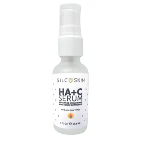 SilcSkin HA+C Serum with Advanced Hyaluronic Acid and Vitamin C for Skin Repair and Moisture - Silicone