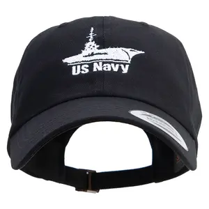 US Navy Unstructured Low Profile 6 panel Cotton Cap