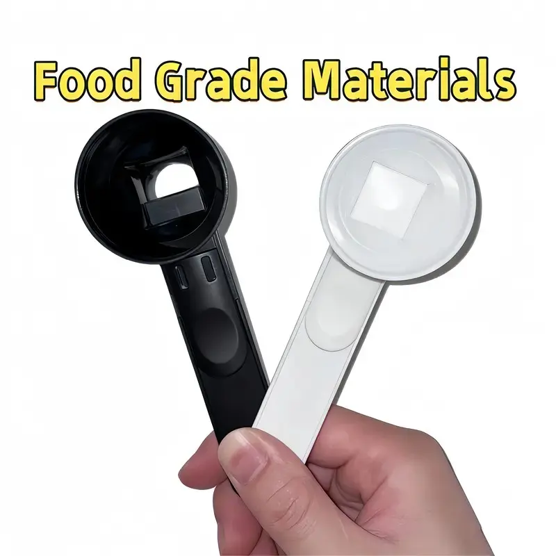 [Buy 1 Get 1 Free] Protein Powder Sliding Spoon, Powder Funnel Scoop, Coffee Leak Proof Spoon,High Quality Scoop for Pre Workout Creatine Powder Formula Smoothie Kitchen Utensils BPA Free Plastic 2 TBL